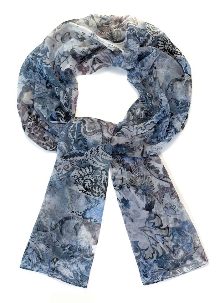 sjaal met fantasiemotief 