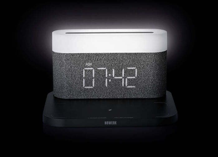 Wekker met LED-lampje 