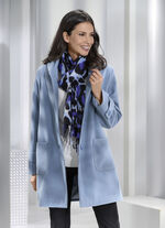 Lange jas met knoopsluiting 