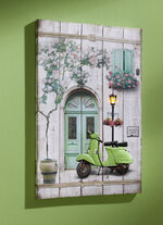 Canvasfoto met metalen applicaties 