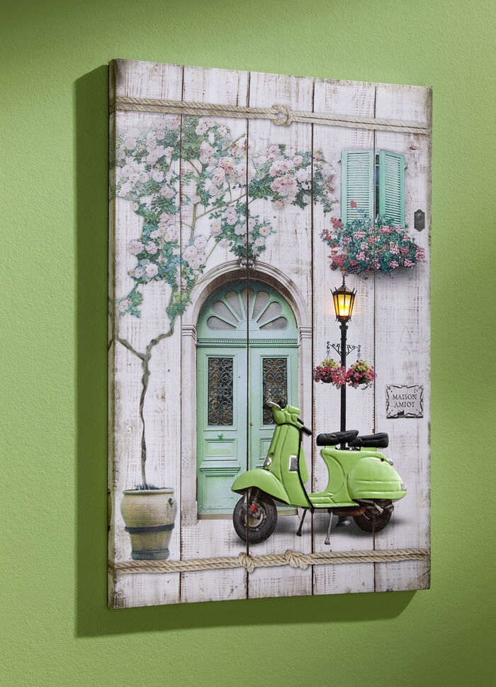 Canvasfoto met metalen applicaties 