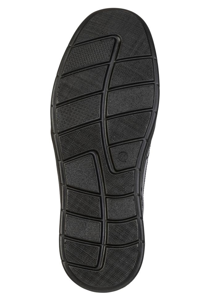 GINO GALANTE, stijlvolle heren veterschoenen met uitneembaar voetbed SCHWARZ