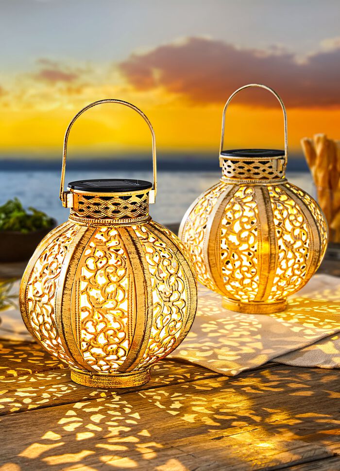 Zonne-schaduwlampen, set van 2 