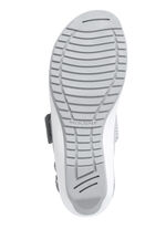 Ranger-sandaal van nappa- en nubuckleer LICHTBLAUW-ZILVER