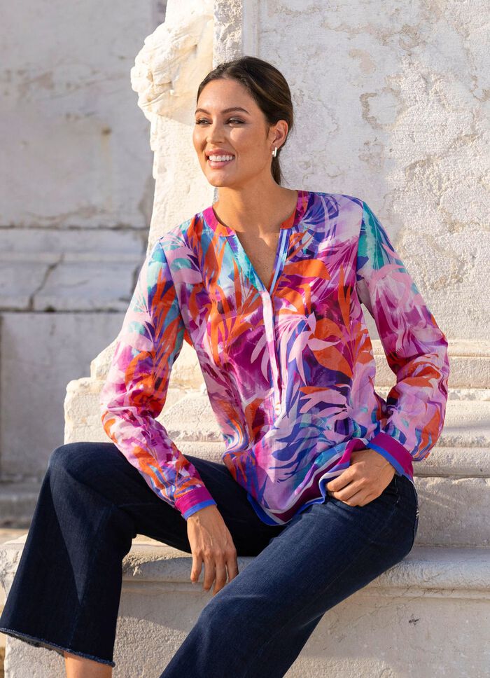 Tuniek met mooie rand 