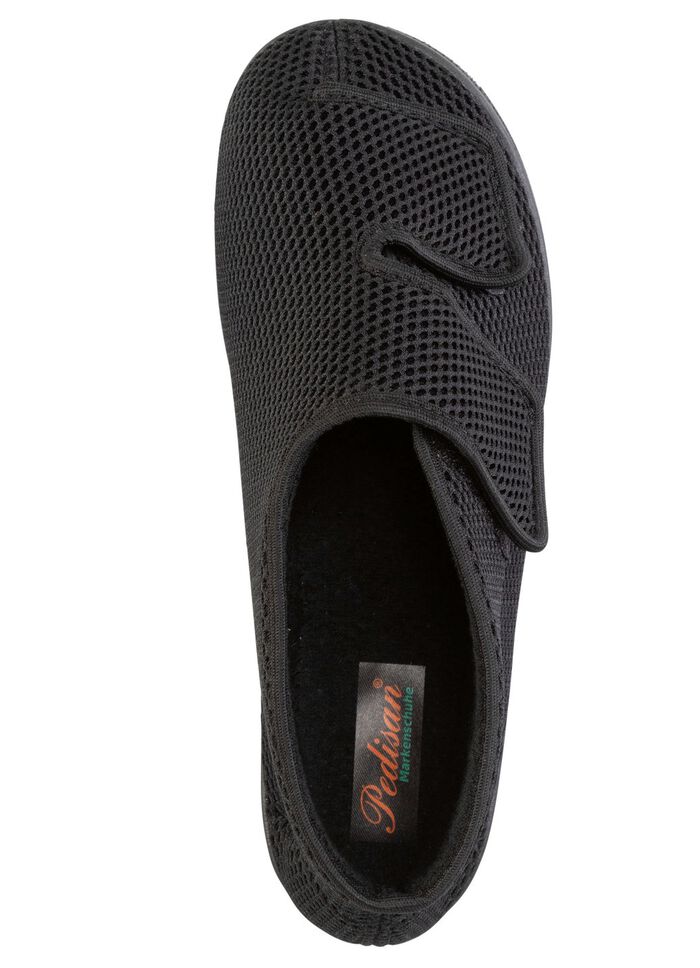 Klittenbandschoen van elastisch textielmateriaal 