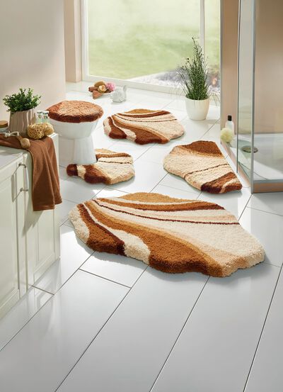 Geweldige badkamerset in blotevoetenzachte kwaliteit 