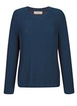 Grofgebreide trui met sjaal 