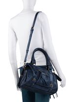 Collezione Alessandro tas met speelse versieringen DONKERBLAUW