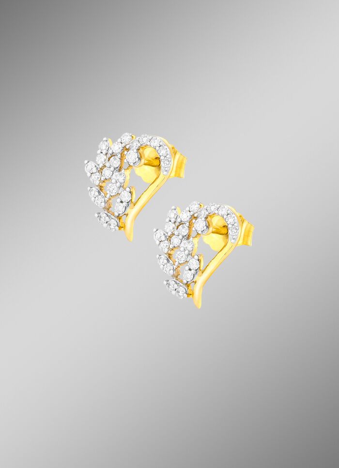 Romantische hartoorknopjes 