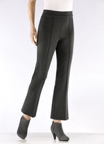 Enkellange pull-on broek ANTRACIET GEMÊLEERD