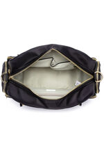 Collezione Alessandro tas gemaakt van synthetisch materiaal ZWART-OUDZILVER