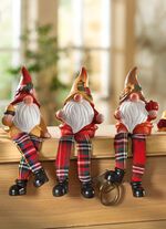 Edge krukjes, set van 3, gemaakt van keramiek 