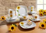 Koffieservies, 18 stuks &ldquo;SAN REMO&rdquo; (zonnebloem) 