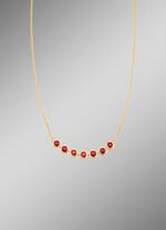 Ketting in goud met robijn 