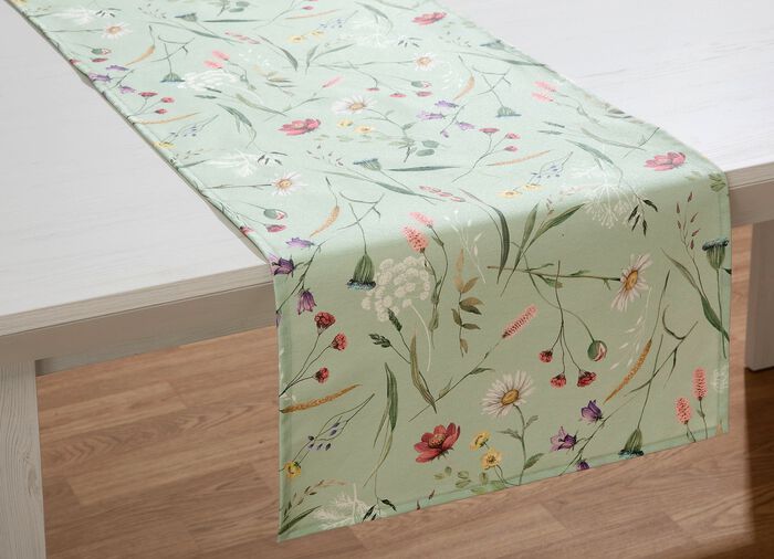 Tafel- en kamerdecoratie met vlekwerende afwerking PISTAZIE