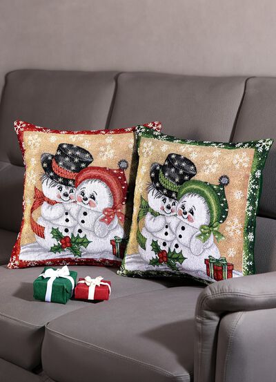 Kussenslopen, set van 2, met ritssluiting 