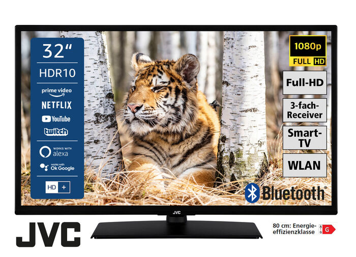 JVC LT-32VF5157 LED TV met Full HD resolutie 
