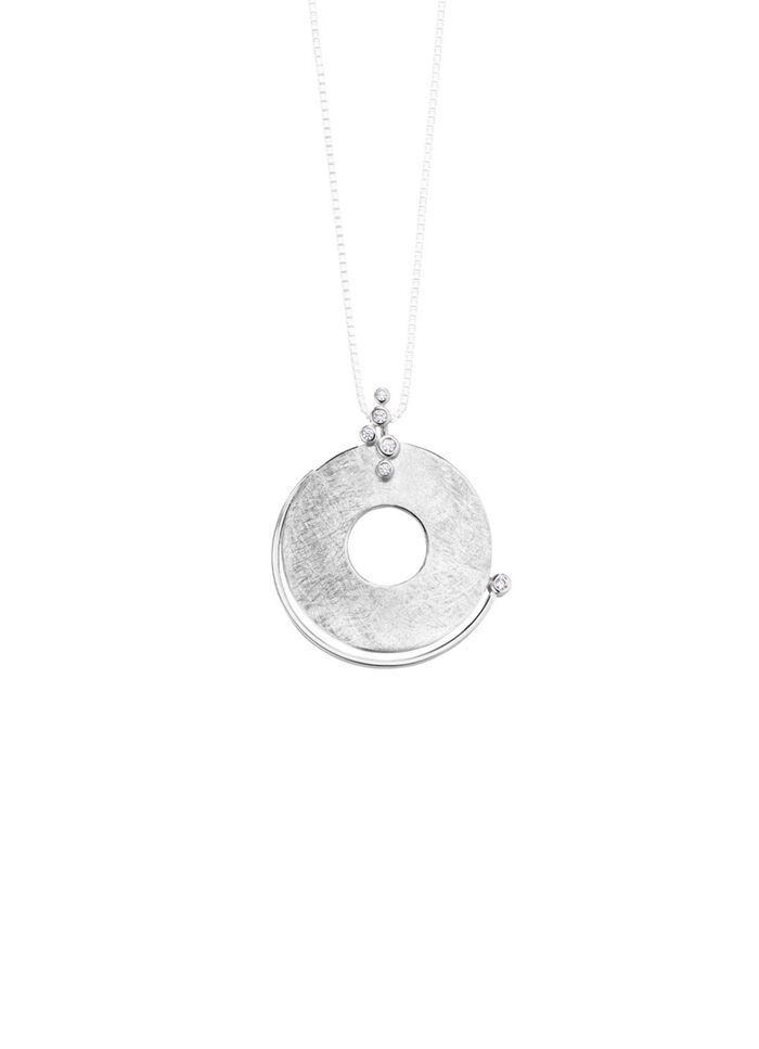 Aantrekkelijke hanger met zirkonia 