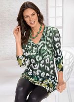 Shirt-tuniek in lange vorm 