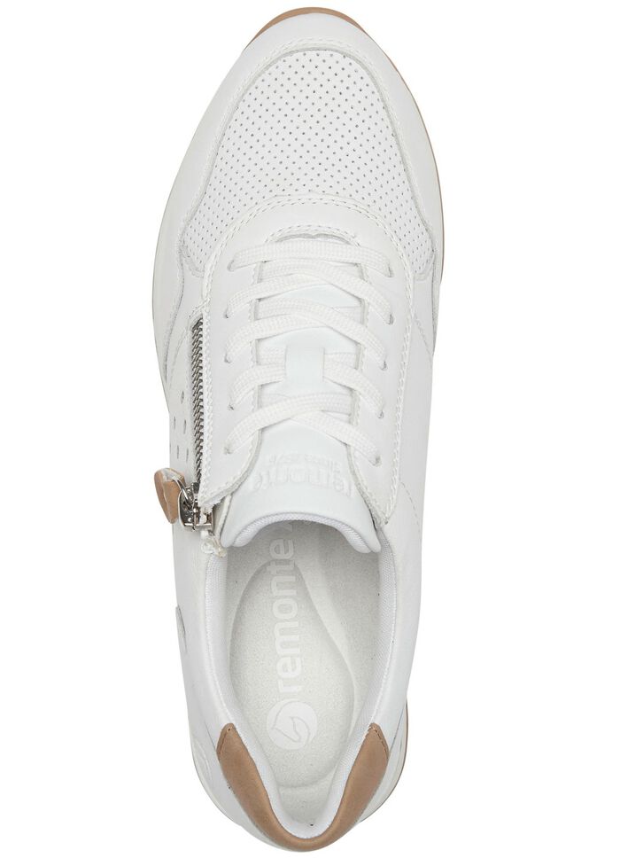 Remonte sneakers met decoratieve perforaties eronder 