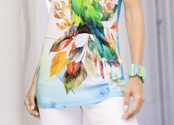 Kleurrijke statement armband 