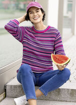 Trui met een mix van patronen in een strependessin 