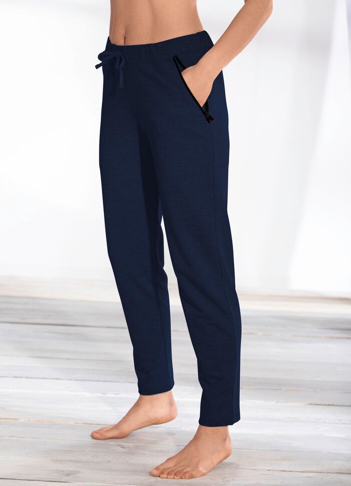 Broek met comfortabele elastische tailleband 