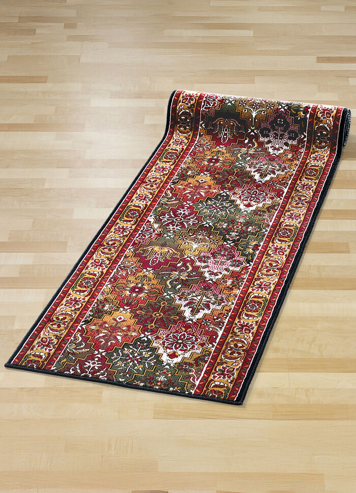 Geweven lopers in gewenste lengte ROOD