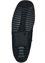 Enkellaarsjes met twee ritssluitingen aan de zijkant ZWART