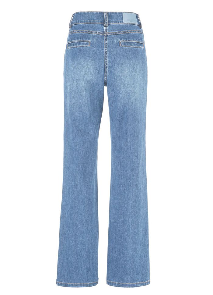 Jeans met plooien  