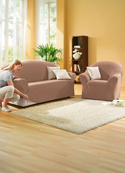 Beschermende stretchhoezen voor fauteuils en banken 