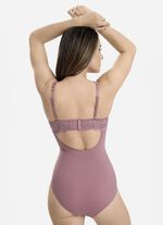 Sassa body met elastisch kant OUDROZE