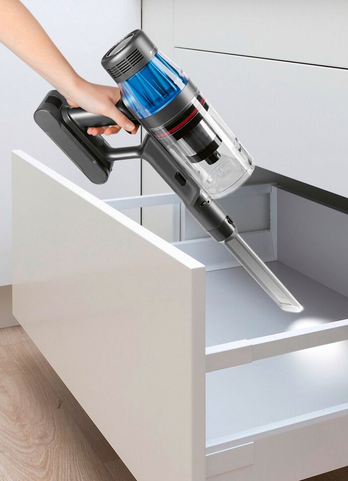 Accu-cycloonhandstofzuiger met krachtige motor van 500 watt 