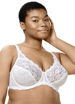 Triumph Amourette beugelbh met elastische kant WIT