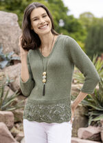 Trui met melange-effect dankzij elegant glinsterend garen 