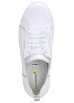 Waldl&auml;ufer, trendy dames veterschoenen, breedte H, met uitneembaar voetbed WIT