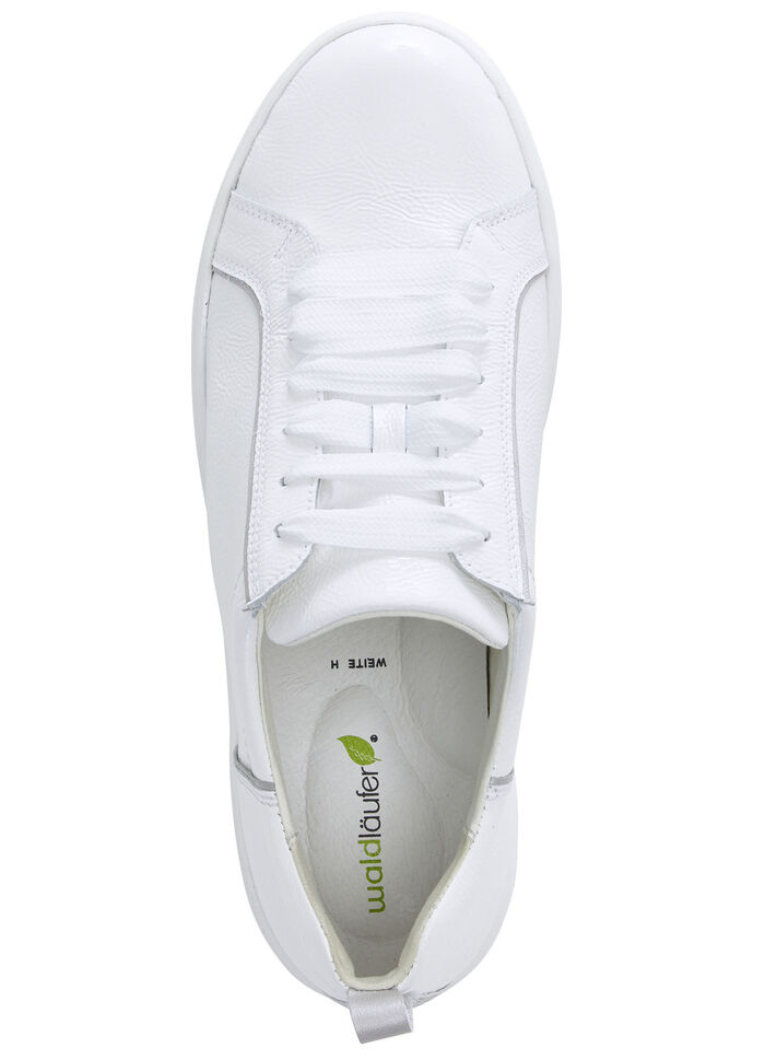Waldl&auml;ufer, trendy dames veterschoenen, breedte H, met uitneembaar voetbed WIT