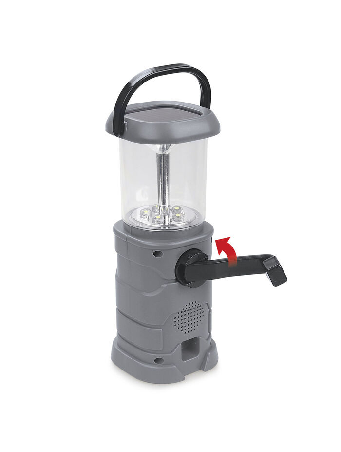 Solarlamp met geïntegreerde FM-radio 