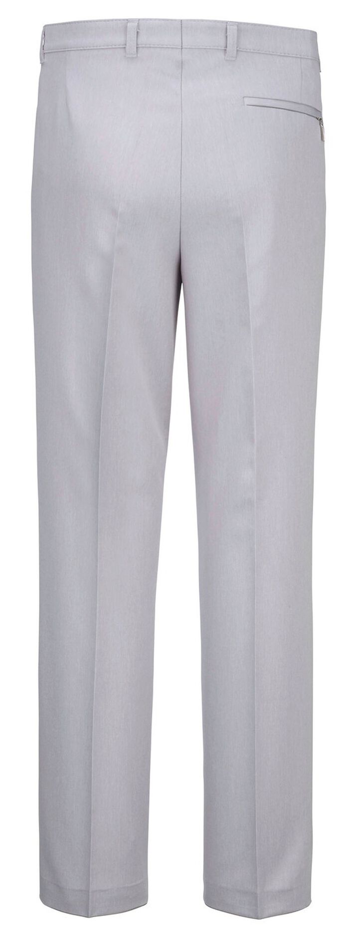 'Klaus Modelle'-broek met lage taille in 4 kleuren LICHTGRIJS GEM&Ecirc;LEERD