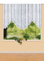 Uitstekend booggordijn met automatische plooiband 