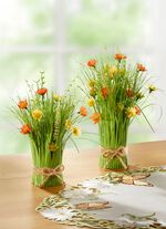 Lenteboeket in natuurlijke kleuren GROEN-ORANJE-GEEL