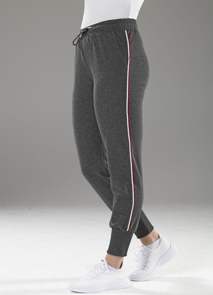 Vrijetijdsbroek van “Plantier” in 4 kleuren ANTRACIET GEMÊLEERD