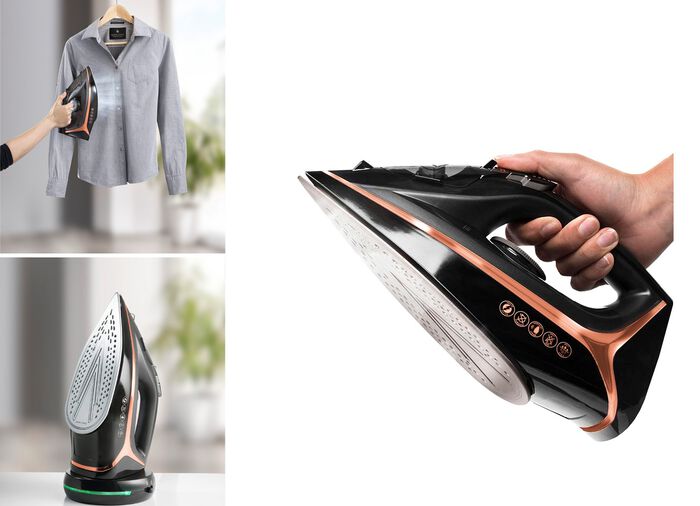 Draadloos stoomstrijkijzer 