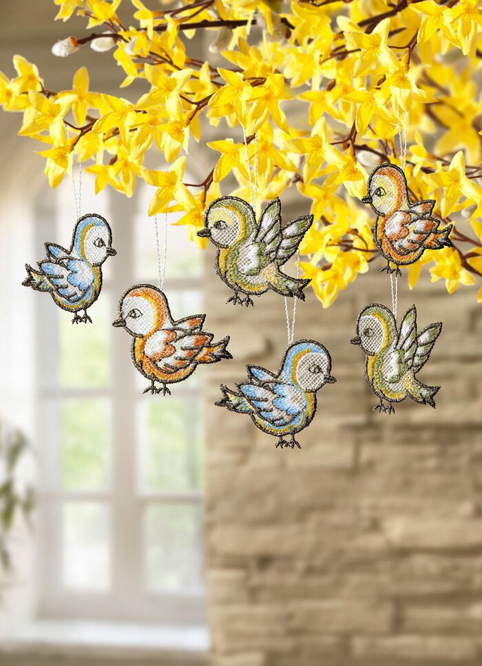 Vogelhangers set van 6 