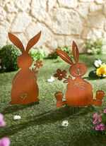 Tuinpalen "Paashazen", set van 2 