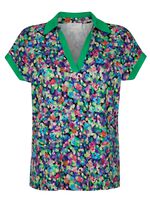 Poloshirt met verlaagde mouwen 