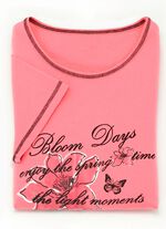 Set van twee nachthemden, korte mouwen met ronde hals 