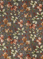 Overgordijn met bladmotieven 