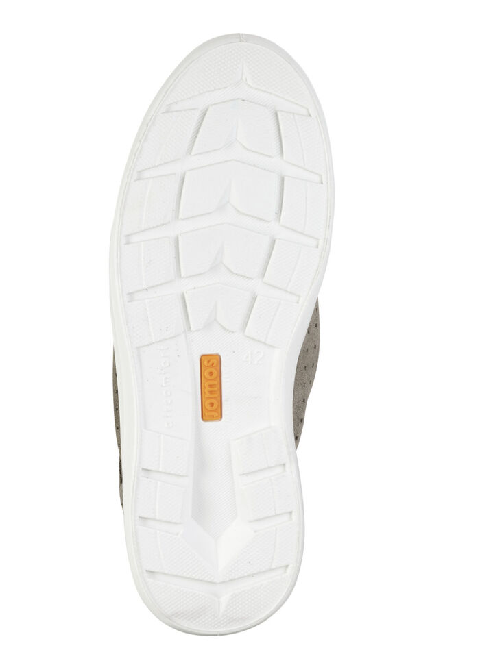 Veterschoen gemaakt van zacht suède KAKI